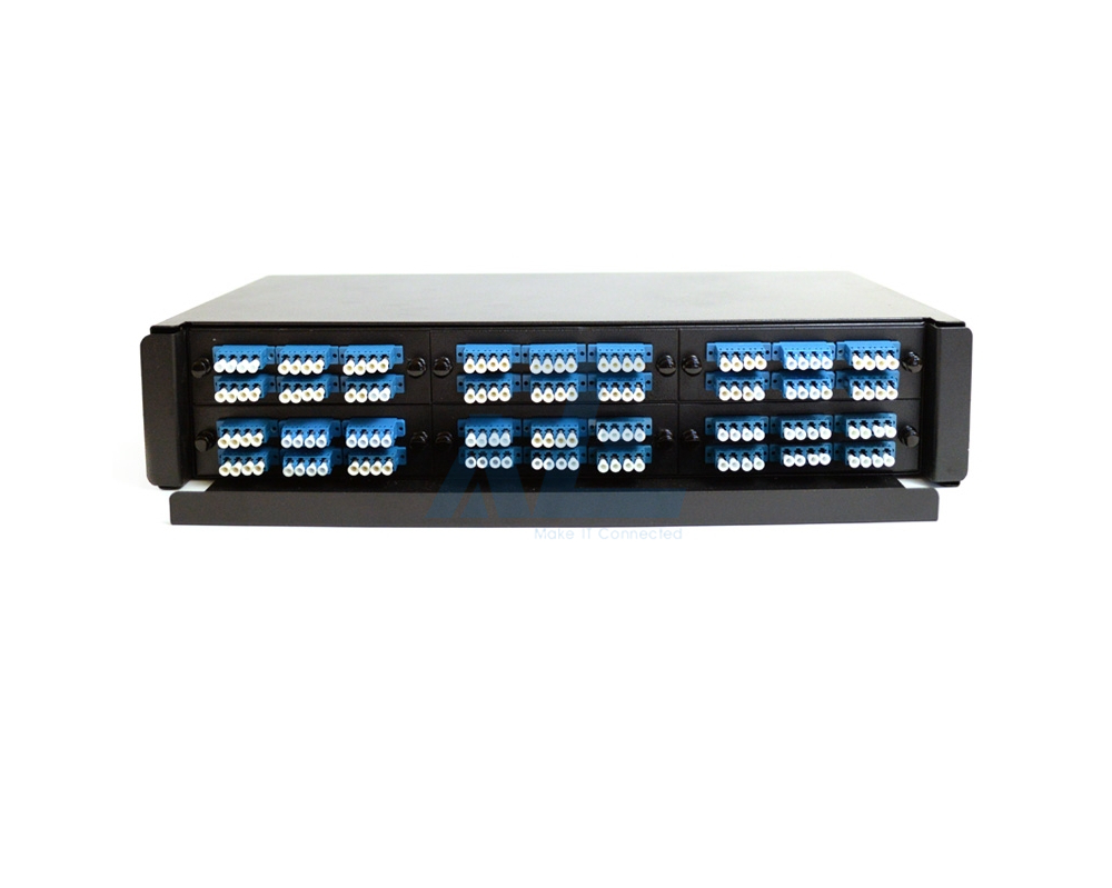 U Inch Rack Mount Fiber Optic Patch Panel With Adapter Panel Plates Aze